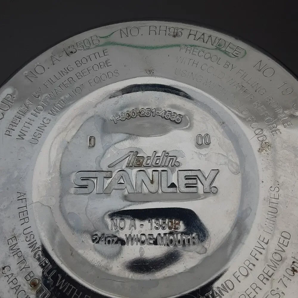 Vintage Aladdin Stanley 24-oz. Wide Mouth Thermos # A-1350B, Made In USA